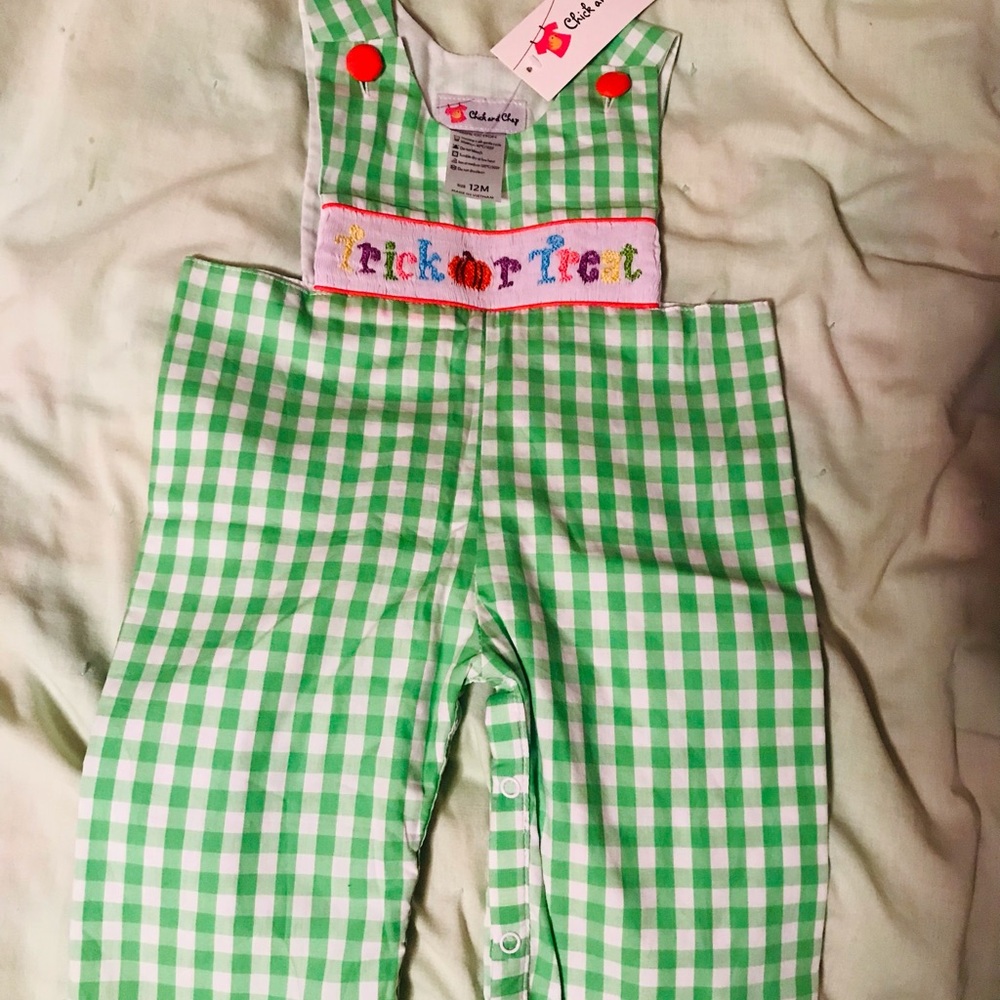 Chick and Chap Girls Overall NWOT